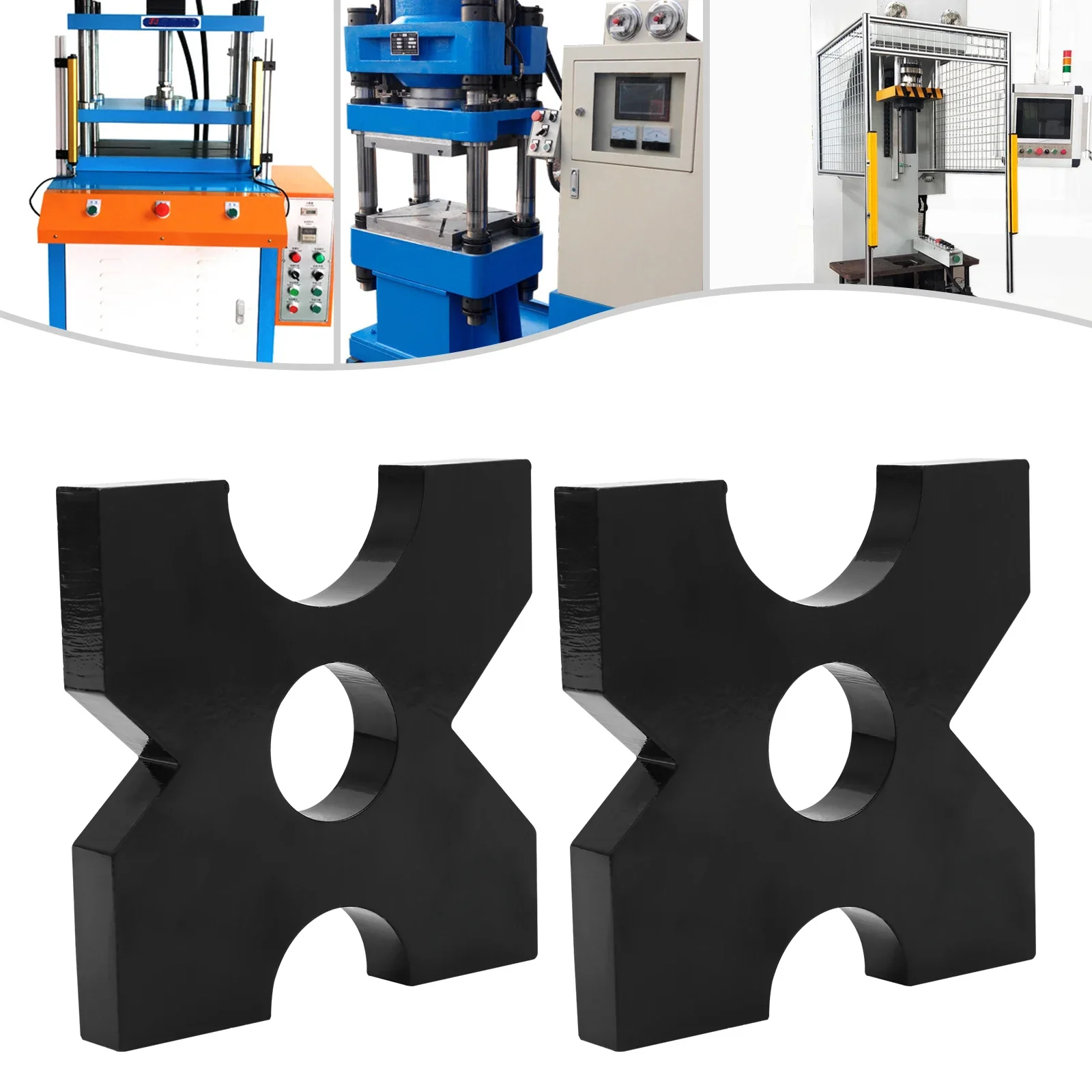 2Pcs Hydraulic Shop Press Plate, H-Shaped Workshops and Factories Fits 20t 32t Presses, Industrial Grade Durability
2Pcs Hydraulic Shop Press Plate, H-Shaped Workshops and Factories Fits 20t 32t Presses, Industrial Grade Durability