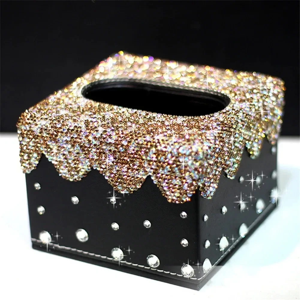 Tissue Boxes Block Leather Type Luxury Crystal Paste Mini Square Style Home Office Diamond Paper Towel Cover Case for Women
Tissue Boxes Block Leather Type Luxury Crystal Paste Mini Square Style Home Office Diamond Paper Towel Cover Case for Women
