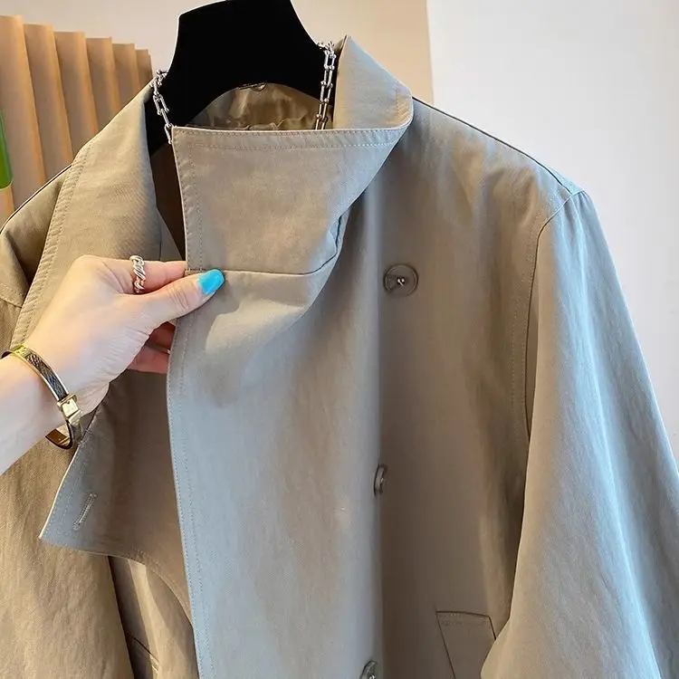 Коричневый женский плащ, двухслойный, наклонный, красивый, нежный, сладкий, Invierno, шикарный, бестселлер, с отложным воротником сбоку
Коричневый женский плащ, двухслойный, наклонный, красивый, нежный, сладкий, Invierno, шикарный, бестселлер, с отложным воротником сбоку