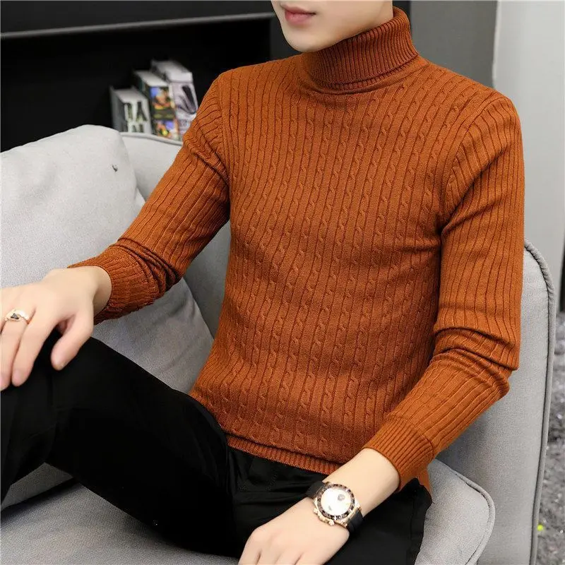Мужской осенне-зимний свитер-пуловер: теплый, приталенный, вязаный, базовый слой, молодежный, повседневный, эластичный
Мужской осенне-зимний свитер-пуловер: теплый, приталенный, вязаный, базовый слой, молодежный, повседневный, эластичный
