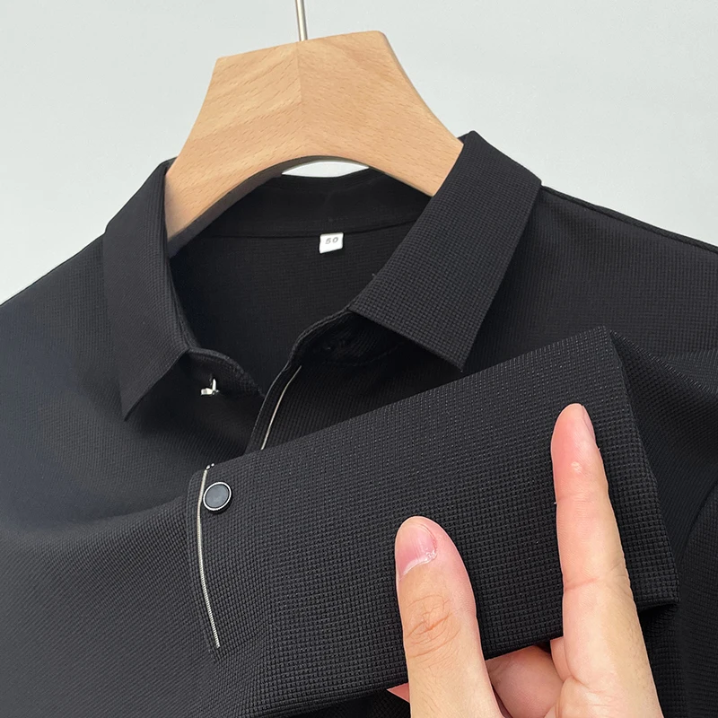 High-quality Light Luxury Autumn Business Long-sleeved Casual Korean Designer Fashion Solid Color Lapel Polo Shirt New Top M-4XL
High-quality Light Luxury Autumn Business Long-sleeved Casual Korean Designer Fashion Solid Color Lapel Polo Shirt New Top M-4XL