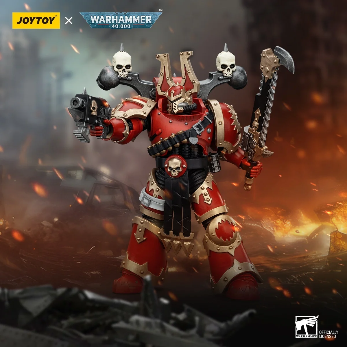 JOYTOY Warhammer 40k World Eaters Khorne Berzerker 2 Action Figures Original Collection Doll Decoration Gift Garage Model
JOYTOY Warhammer 40k World Eaters Khorne Berzerker 2 Action Figures Original Collection Doll Decoration Gift Garage Model