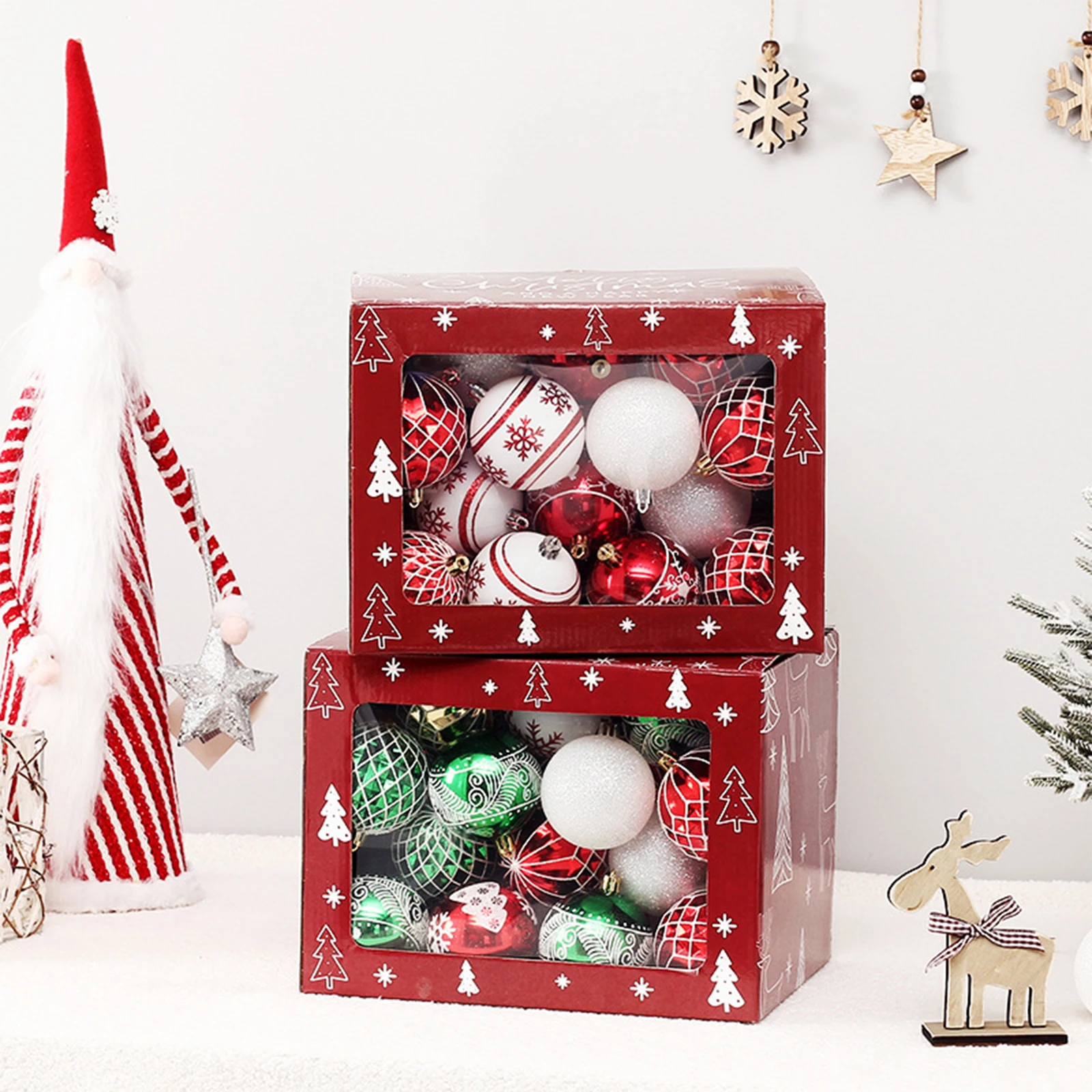 36Pcs/Set Colorful Christmas Tree Ball Decorations Set Xmas Hanging Ornaments Christmas Tree Pendant 2024 Christmas Decor
36Pcs/Set Colorful Christmas Tree Ball Decorations Set Xmas Hanging Ornaments Christmas Tree Pendant 2024 Christmas Decor