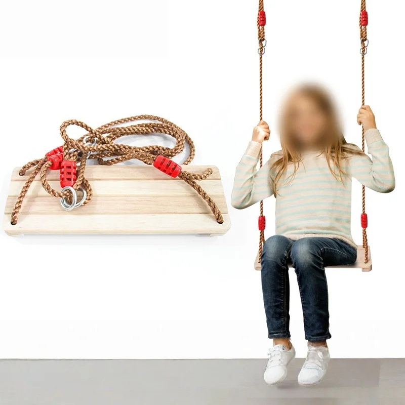 Wooden Hanging Swings Seat High-Quality Polished Four-Board Anti-Corrosion Wood Swing Outdoor Indoor Pastoral Wooden Swing
Wooden Hanging Swings Seat High-Quality Polished Four-Board Anti-Corrosion Wood Swing Outdoor Indoor Pastoral Wooden Swing