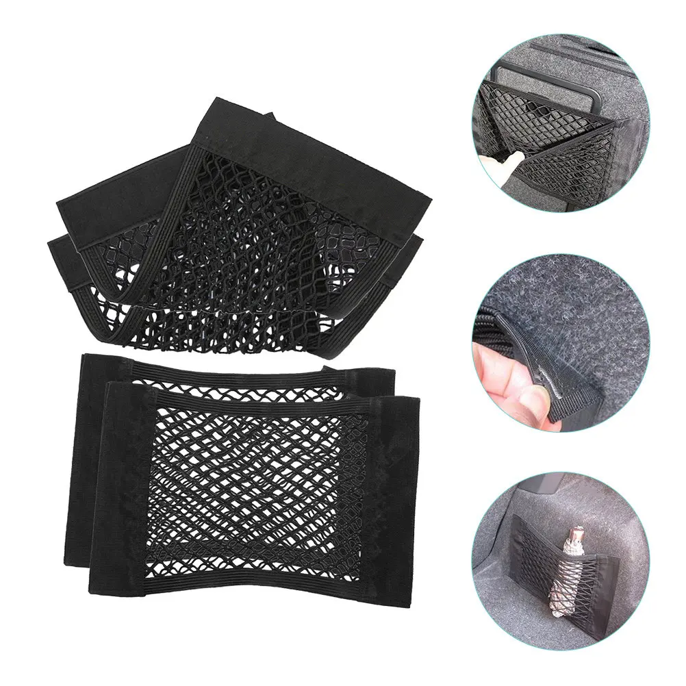 4Pcs Trunk Cargo Net Organizer High Elastic Oxford Cloth Mesh Storage Net for Car Suv Truck Rear Cargo Area Secure Luggage Tools
4Pcs Trunk Cargo Net Organizer High Elastic Oxford Cloth Mesh Storage Net for Car Suv Truck Rear Cargo Area Secure Luggage Tools
