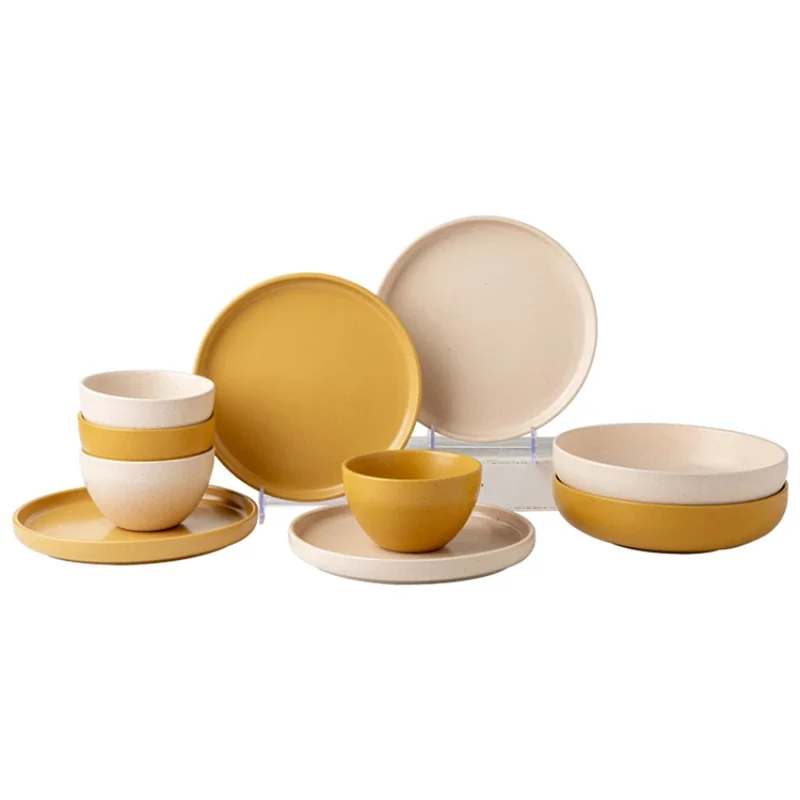*8-piece tableware high-value ceramic bowl set rice bowl western plate combination
*8-piece tableware high-value ceramic bowl set rice bowl western plate combination