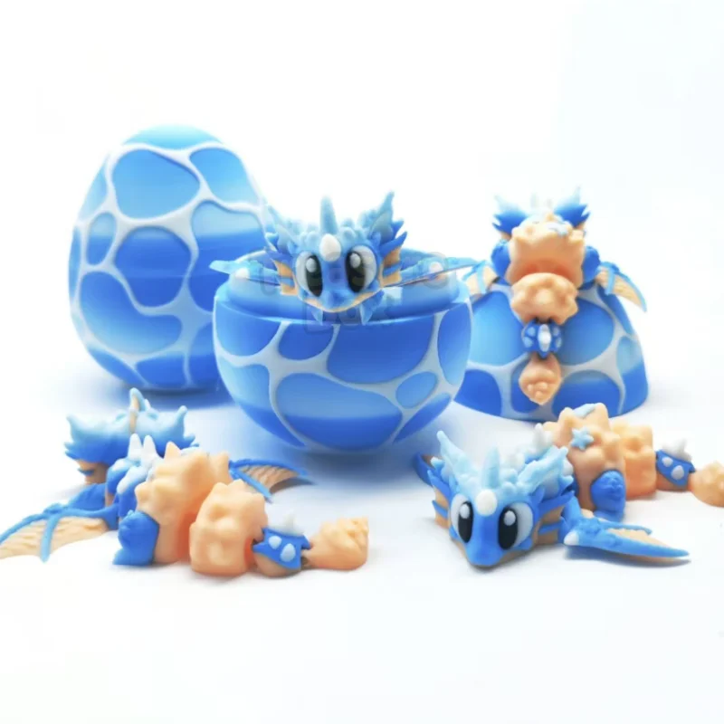 Matching Set Marine Magic Theme Articulated Mini Wyvern With Dragon Egg Fine 3D Printed Work Desktop Display Stress Relief Gift
Matching Set Marine Magic Theme Articulated Mini Wyvern With Dragon Egg Fine 3D Printed Work Desktop Display Stress Relief Gift
