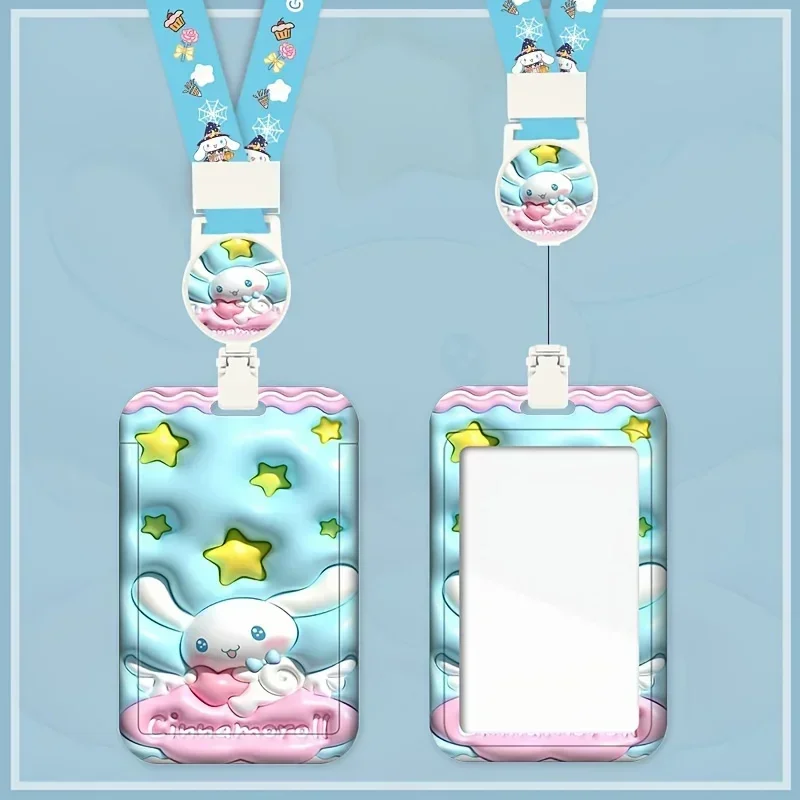 3D Sanrio Hello Kitty Cinnamoroll Card Holder Student Campus Work Card Melody Kuromi Control Badge Bus Cute Cartoon Card Holder
3D Sanrio Hello Kitty Cinnamoroll Card Holder Student Campus Work Card Melody Kuromi Control Badge Bus Cute Cartoon Card Holder