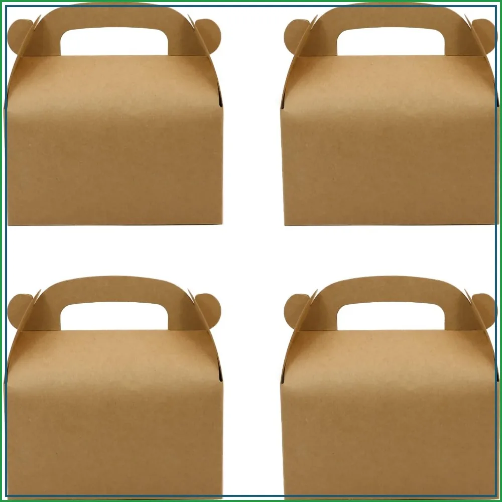24 Brown Party Favor Boxes with Handles, Eco-Friendly Cardboard Gift Boxes for Birthday, Baby Shower, and More
24 Brown Party Favor Boxes with Handles, Eco-Friendly Cardboard Gift Boxes for Birthday, Baby Shower, and More