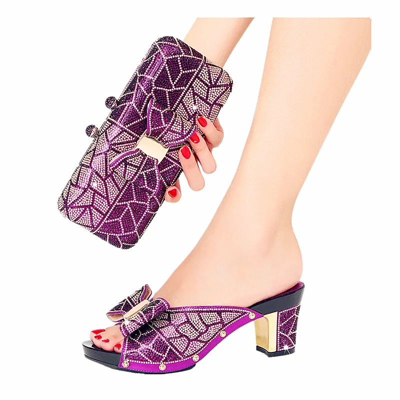 Rhinestone Shoe And Bag Set Large Size Suitable For Weddings Dinners Parties And Evening Bags Luxury Designer Bags High Quality
Rhinestone Shoe And Bag Set Large Size Suitable For Weddings Dinners Parties And Evening Bags Luxury Designer Bags High Quality