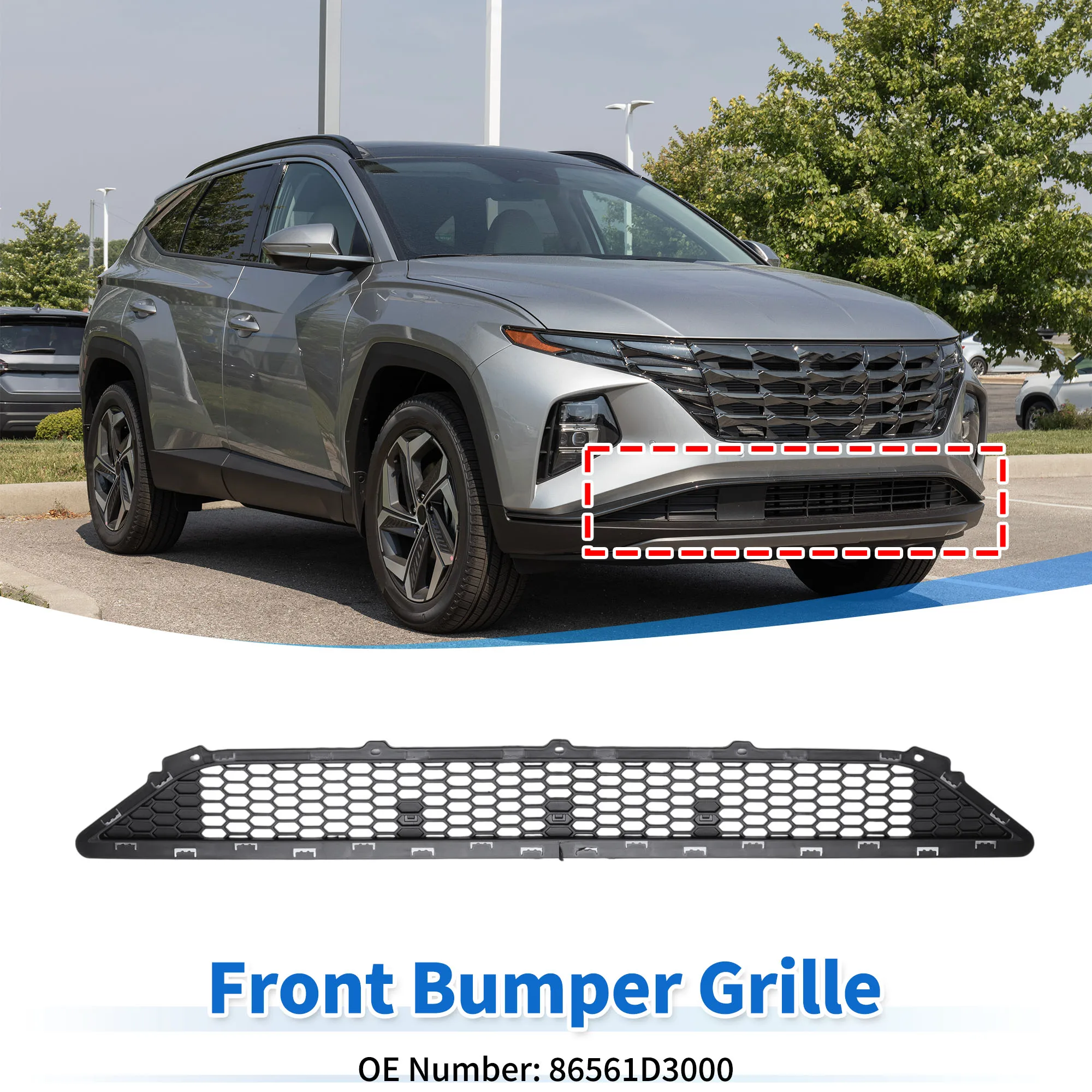 UXCELL Lower Grille Front Bumper Grille for Hyundai Tucson 10-12 Bumper Cover Grille
UXCELL Lower Grille Front Bumper Grille for Hyundai Tucson 10-12 Bumper Cover Grille