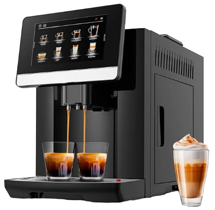 2025 New Style Fully Automatic Customizable Coffee Maker with Auto Cleaning Milk Foam System Use for Latte Cappuccino
2025 New Style Fully Automatic Customizable Coffee Maker with Auto Cleaning Milk Foam System Use for Latte Cappuccino