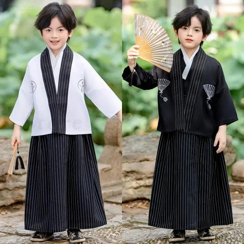 Kids Japanese Traditional Costume Kimono Children's Samurai Clothes Boys Cardigan Kimono Sets Child Stage Performance Clothing
Kids Japanese Traditional Costume Kimono Children's Samurai Clothes Boys Cardigan Kimono Sets Child Stage Performance Clothing