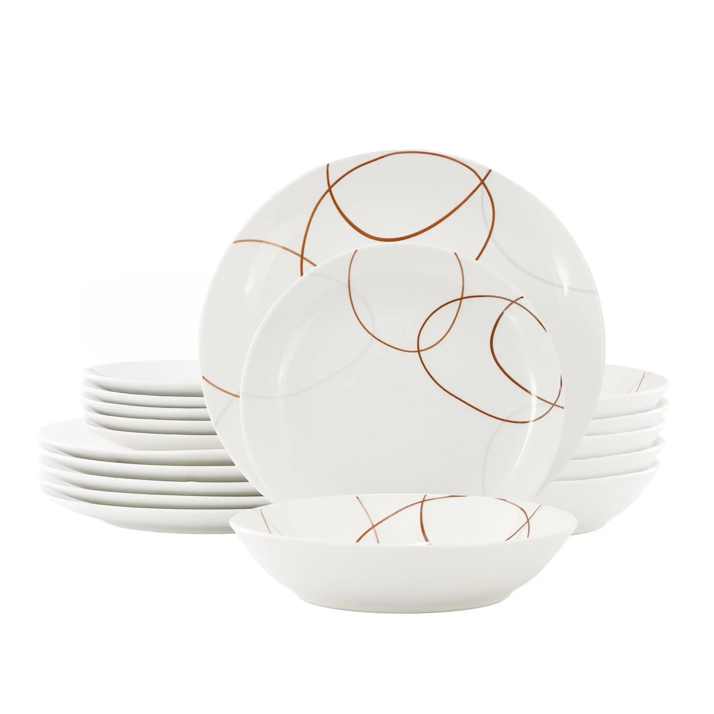 18-Piece Porcelain Dinner Set for 6, Elegant Tableware Service
18-Piece Porcelain Dinner Set for 6, Elegant Tableware Service