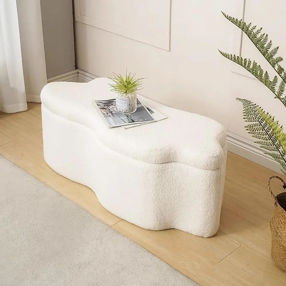 Cloud Sherpa Storage Ottoman,upholstered Bench with Storage,end of Bed Bench,Modern Foot Rest Seat for Livingroom Bedroom
Cloud Sherpa Storage Ottoman,upholstered Bench with Storage,end of Bed Bench,Modern Foot Rest Seat for Livingroom Bedroom