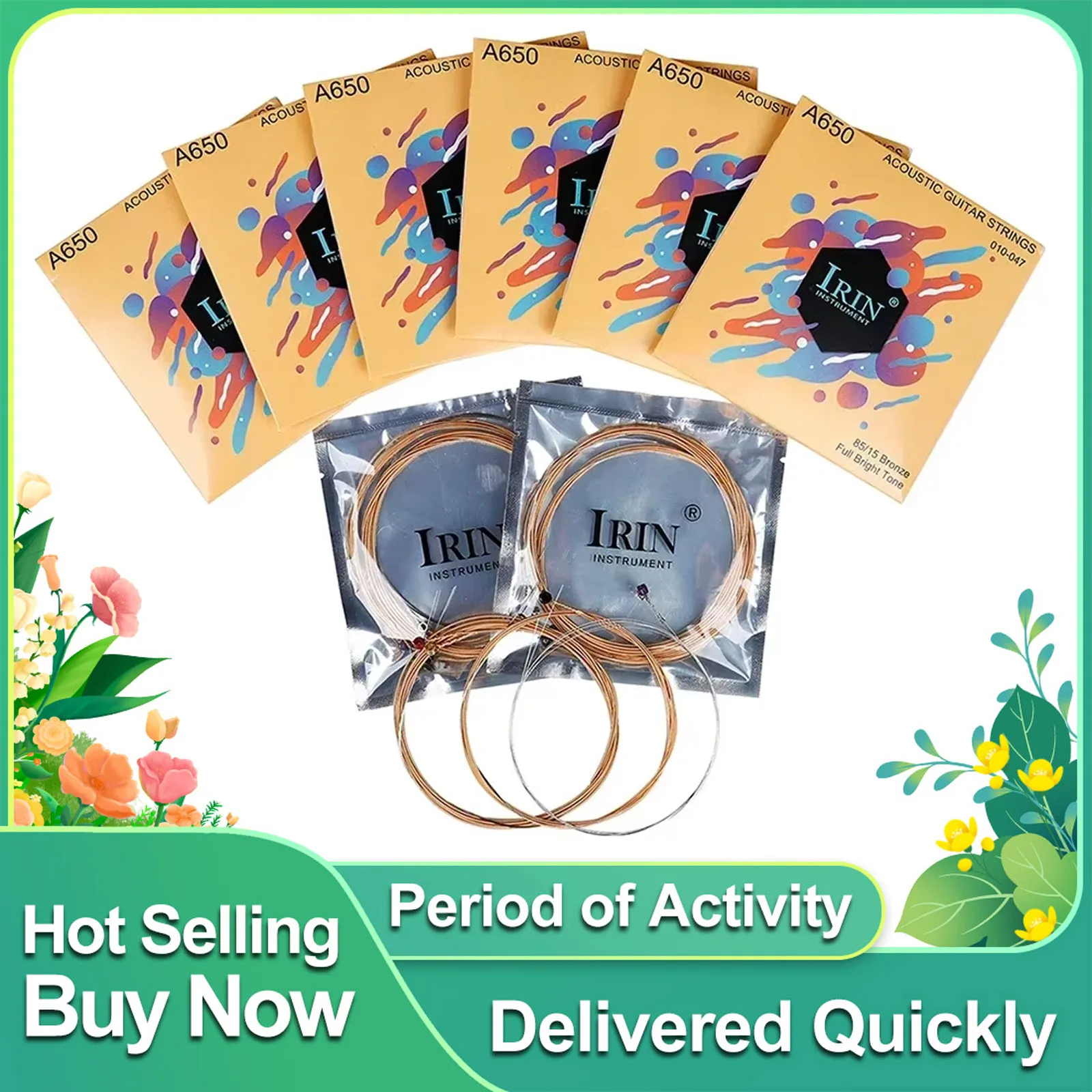 IRIN 10 комплектов струн для акустической гитары 1-6 фосфорная бронза, проволока из нержавеющей стали, струны для начинающих, детали для акустической фолк-гитары
IRIN 10 комплектов струн для акустической гитары 1-6 фосфорная бронза, проволока из нержавеющей стали, струны для начинающих, детали для акустической фолк-гитары