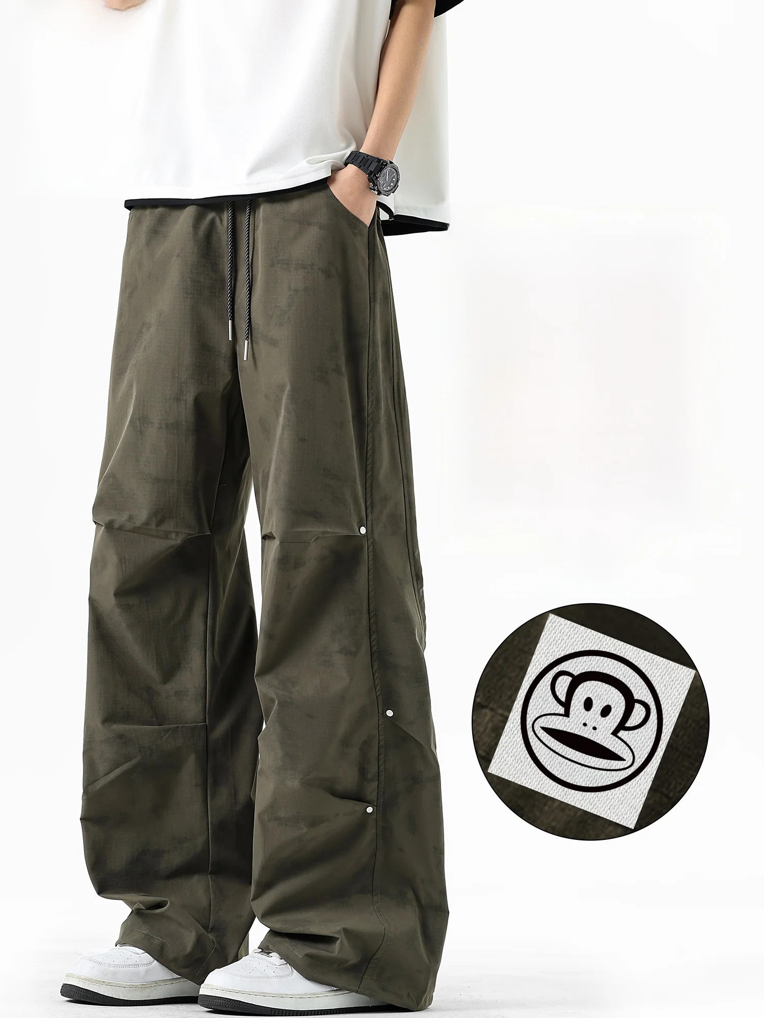 PaulFrank American Sle Pleated Loose Casual Pants Men's Spring Straight Umbrella Soldier Workwear Trousers Dyed Trousers
PaulFrank American Sle Pleated Loose Casual Pants Men's Spring Straight Umbrella Soldier Workwear Trousers Dyed Trousers