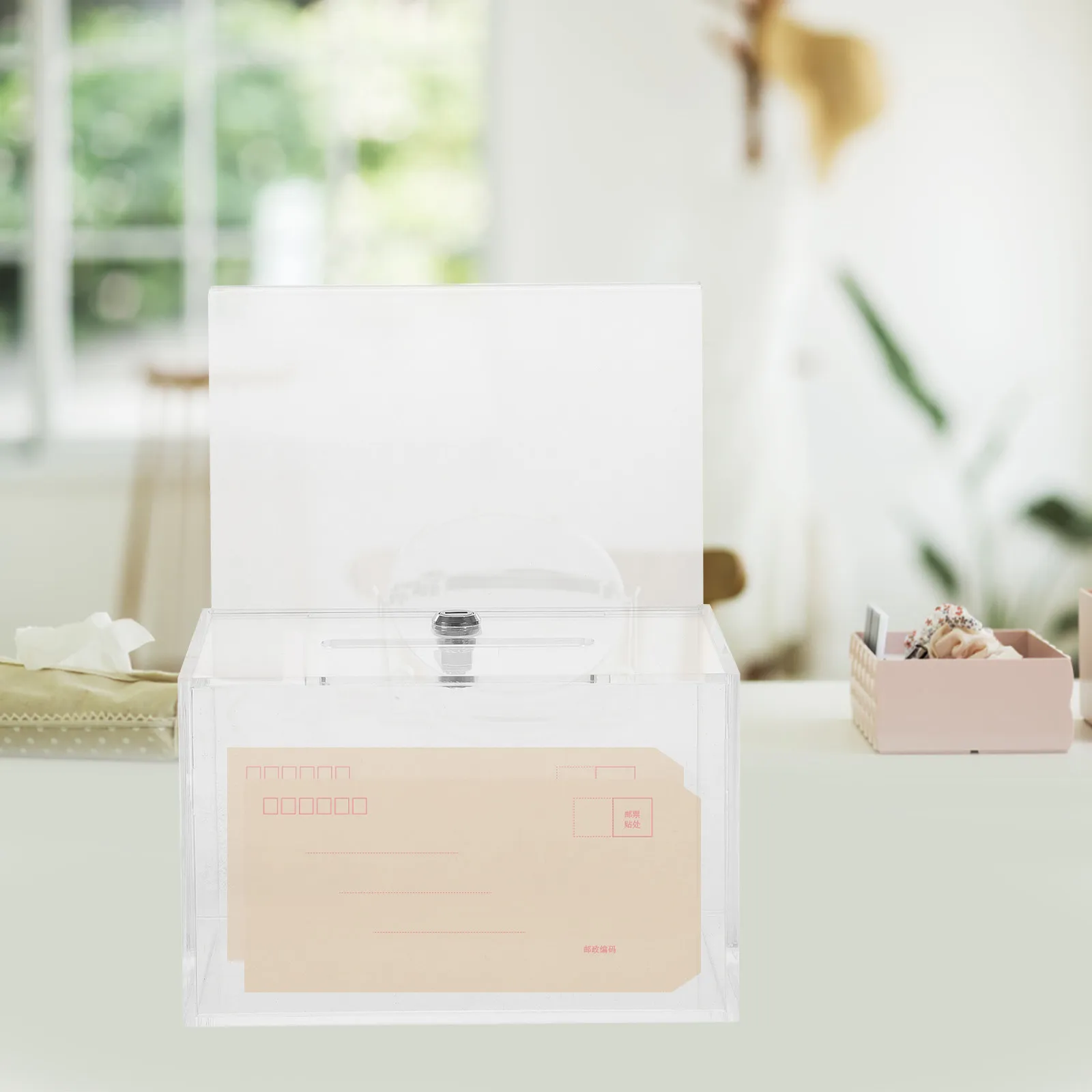 Sturdy Lockable Transparent Acrylic Donation Box Ballot Suggestion Collection Container for Charity Fundraising Public Events
Sturdy Lockable Transparent Acrylic Donation Box Ballot Suggestion Collection Container for Charity Fundraising Public Events