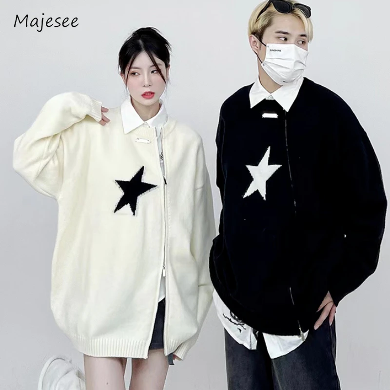 Cardigan Men American Style Irregular Zipper Star Couple Sweater Trendy Handsome Hip Hop Vibe High Street Cosy Knitwear Autumn
Cardigan Men American Style Irregular Zipper Star Couple Sweater Trendy Handsome Hip Hop Vibe High Street Cosy Knitwear Autumn