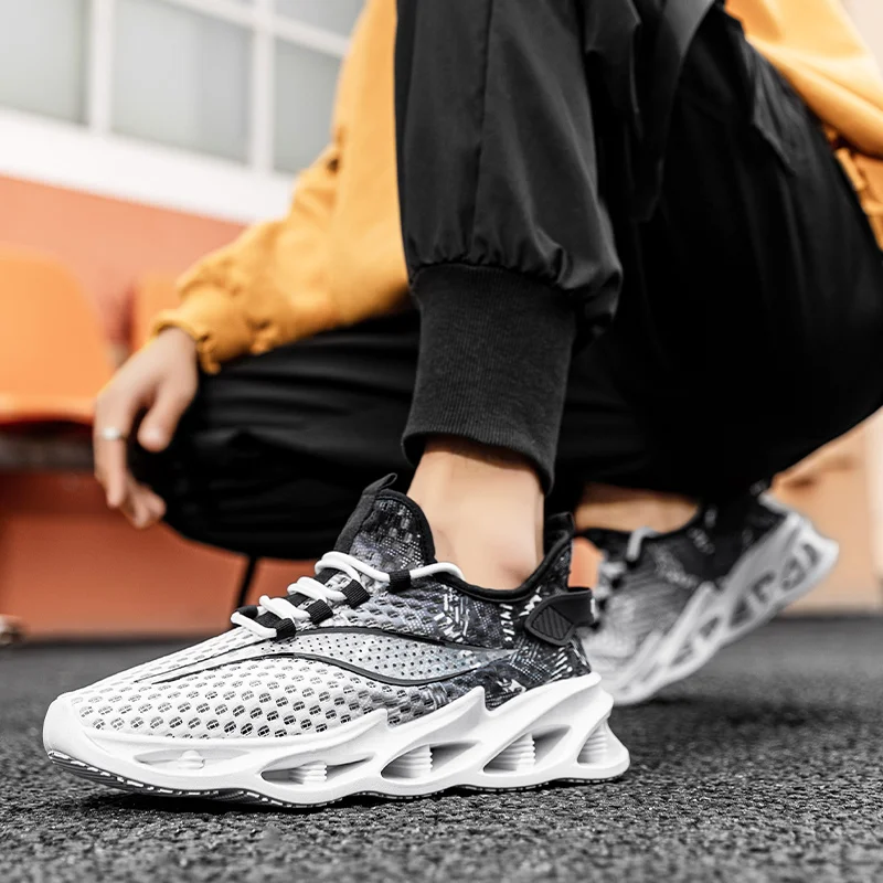 Men's shoes Men Running Shoes Breathable Casual Sports Mesh Fashion Absorption Training Sneakers Lace-Up Male Tennis Jogging
Men's shoes Men Running Shoes Breathable Casual Sports Mesh Fashion Absorption Training Sneakers Lace-Up Male Tennis Jogging