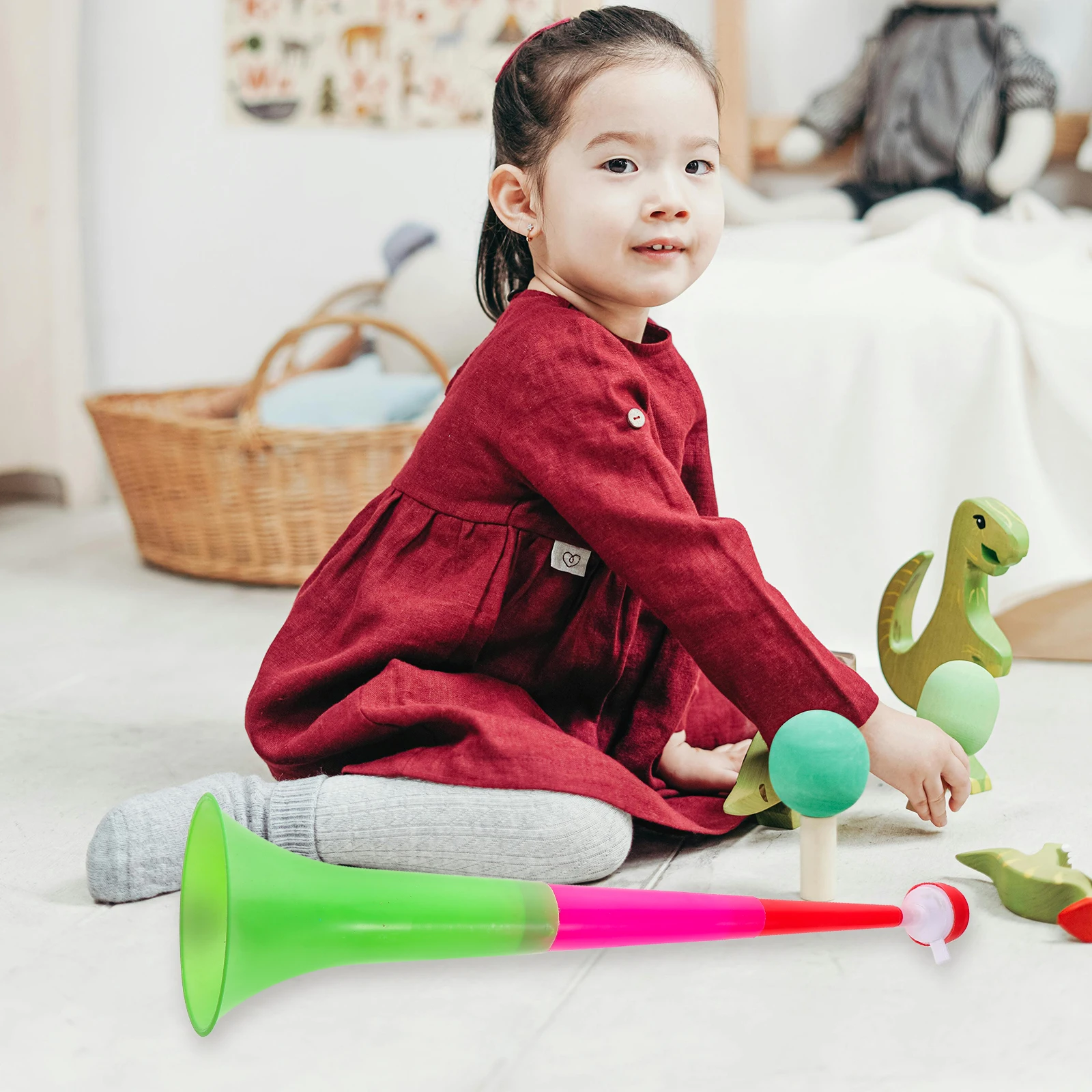 5pcs Retractable Plastic Trumpet Sports Event Football Soccer Toy Instrument Toy Trumpet Noise Maker
5pcs Retractable Plastic Trumpet Sports Event Football Soccer Toy Instrument Toy Trumpet Noise Maker