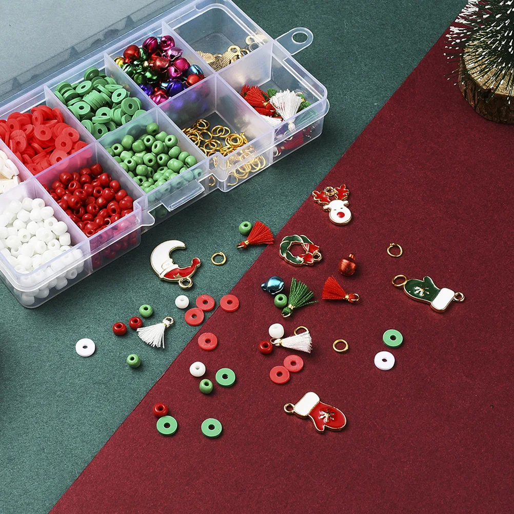 Christmas Beads Soft Clay Alloy Polyester DIY Earring Making Kit for Beginners Girls Women Unique Jewelry Accessories Loose
Christmas Beads Soft Clay Alloy Polyester DIY Earring Making Kit for Beginners Girls Women Unique Jewelry Accessories Loose
