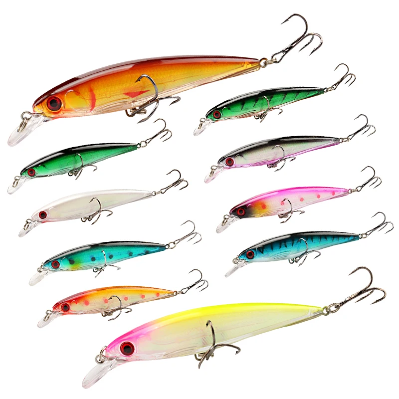 11.5cm/13g Artificial Bait Fishing Lure Plastic Minnow Bait Fishing Lure Hard Plastic Swim Baits for Fishing Factory
11.5cm/13g Artificial Bait Fishing Lure Plastic Minnow Bait Fishing Lure Hard Plastic Swim Baits for Fishing Factory