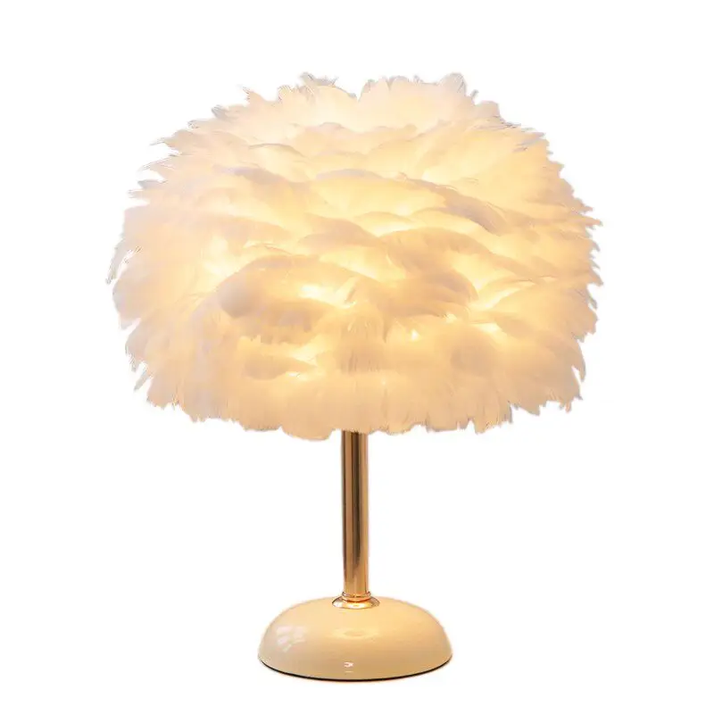 PYH feather table lamp, decorative high-end ornament lamp next to the sofa, romantic and warm bedroom
PYH feather table lamp, decorative high-end ornament lamp next to the sofa, romantic and warm bedroom