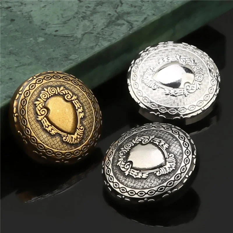 Vintage British Style Shield Design Buttons, Sewing Buttons, Men's Clothing, Decoration Accessories, 10 Pcs
Vintage British Style Shield Design Buttons, Sewing Buttons, Men's Clothing, Decoration Accessories, 10 Pcs