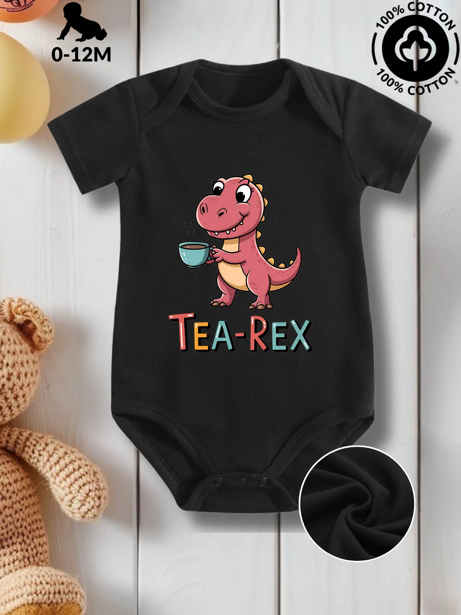 Детский костюм для ползания Tea Rex унисекс, комбинезон для ухода за кожей из чистого хлопка, всесезонный черный боди 190GSM
Детский костюм для ползания Tea Rex унисекс, комбинезон для ухода за кожей из чистого хлопка, всесезонный черный боди 190GSM