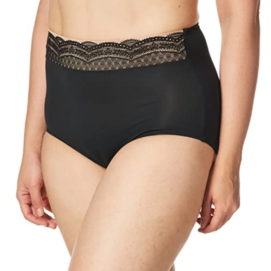 Women's No Pinching No Problem Microfiber With Lace Brief
Women's No Pinching No Problem Microfiber With Lace Brief