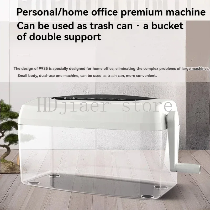 Small Manual Crusher (Model 9935) - Portable, with Tray, for A4 Paper/Card Crushing, Suitable for Office & Home Use
Small Manual Crusher (Model 9935) - Portable, with Tray, for A4 Paper/Card Crushing, Suitable for Office & Home Use