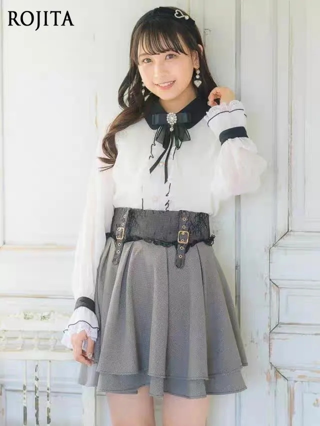 Japanese Style Mass-Produced Lace Waist Slimming and Heightening Multi-Fold Double-Layer Summer Gray Skirt Women
Japanese Style Mass-Produced Lace Waist Slimming and Heightening Multi-Fold Double-Layer Summer Gray Skirt Women