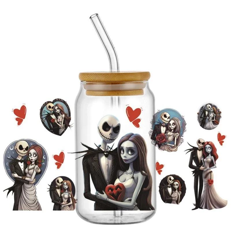 Miniso Jack & Sally Decal UV DTF Cup Wrap 16oz Libbey Glass No Heat Needed Permanent Adhesive Waterproof 3d Stickers
Miniso Jack & Sally Decal UV DTF Cup Wrap 16oz Libbey Glass No Heat Needed Permanent Adhesive Waterproof 3d Stickers
