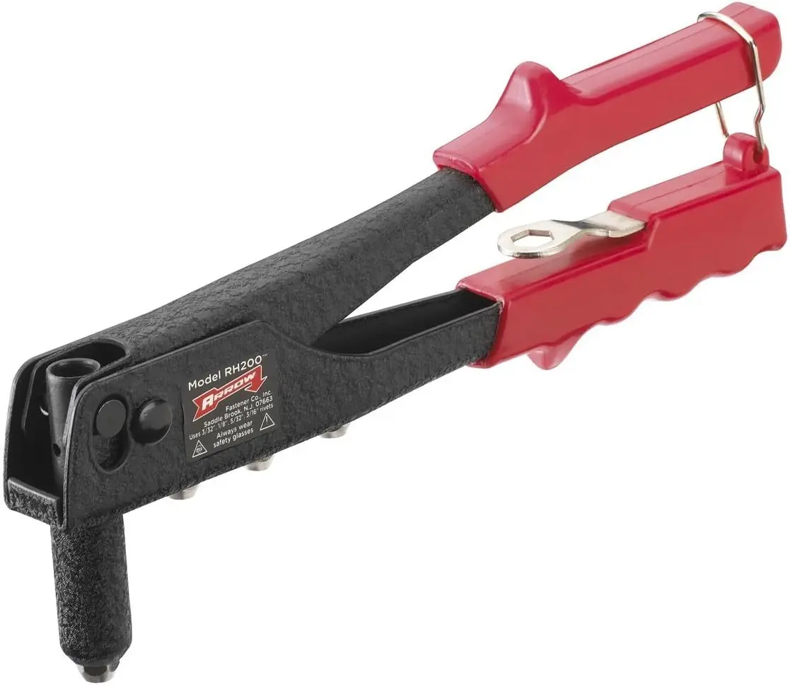 Professional Manual Rivet Tool for 1/8, 5/32, 3/16 Inch Rivets, Heavy Duty Hand Riveter
Professional Manual Rivet Tool for 1/8, 5/32, 3/16 Inch Rivets, Heavy Duty Hand Riveter