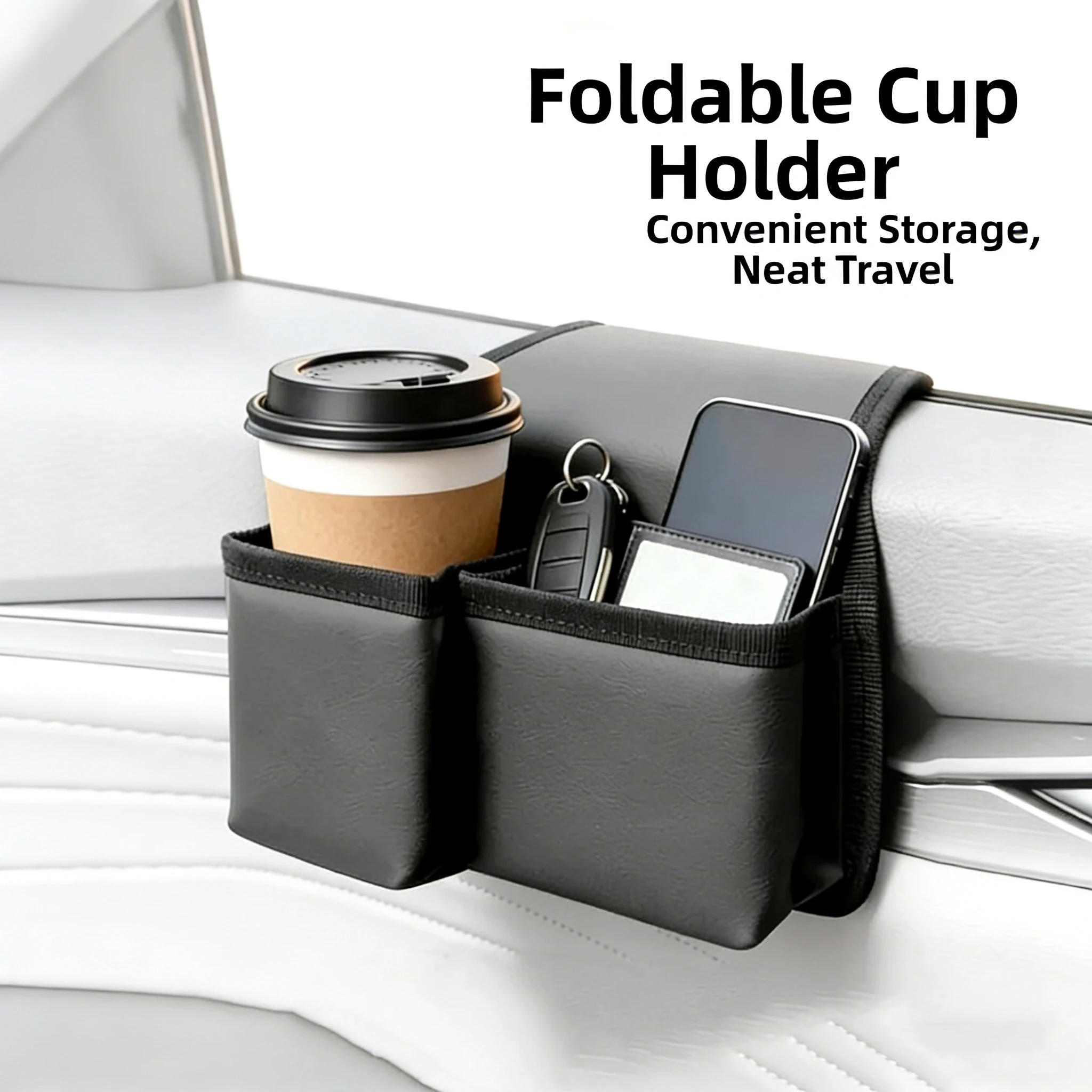 Car Window Storage - Cup Holder Bag, Armrest Organizer with Multiple Pockets, Storage Box with Phone Slot Car Interior Storage
Car Window Storage - Cup Holder Bag, Armrest Organizer with Multiple Pockets, Storage Box with Phone Slot Car Interior Storage