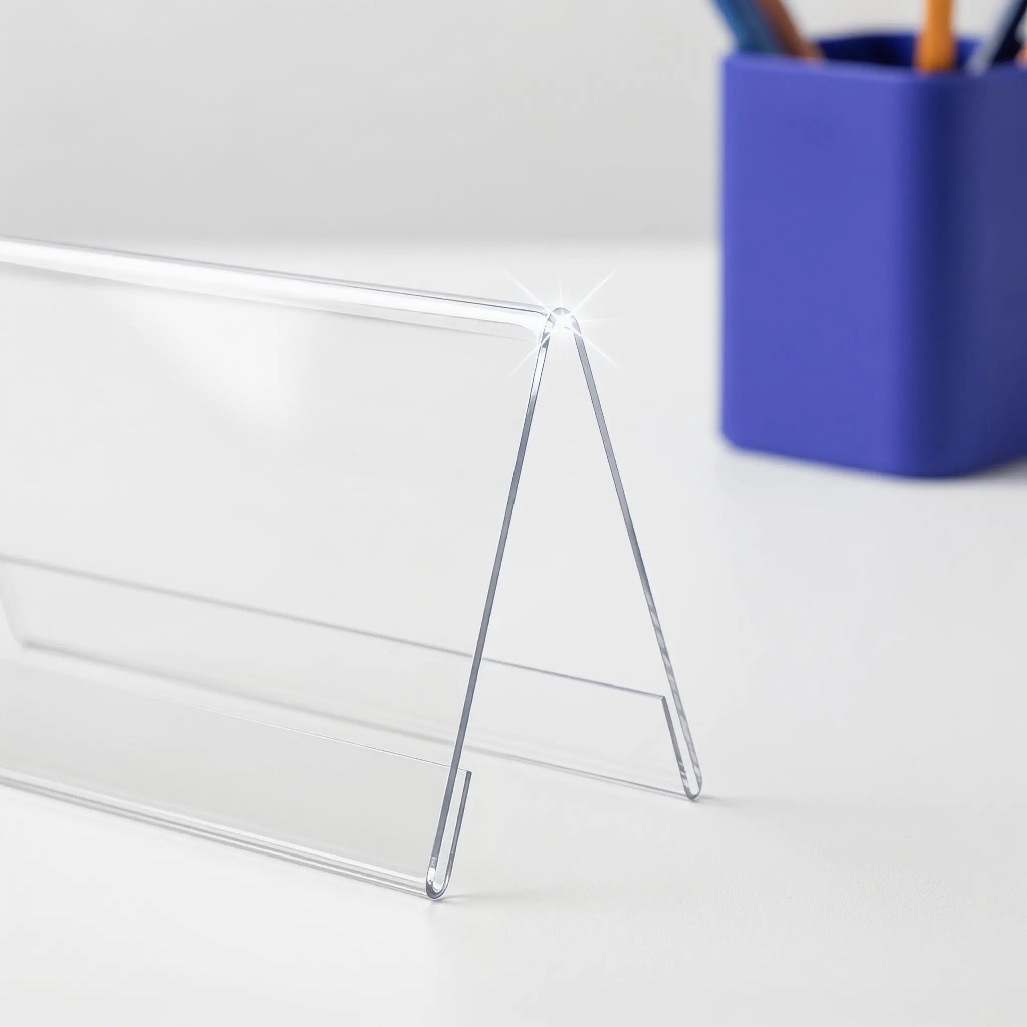 6Pcs Acrylic Name Card Holders Desktop Seat Cards Wedding Table Number Stands Reusable Clear Acrylic Sign Blanks for Conference
6Pcs Acrylic Name Card Holders Desktop Seat Cards Wedding Table Number Stands Reusable Clear Acrylic Sign Blanks for Conference