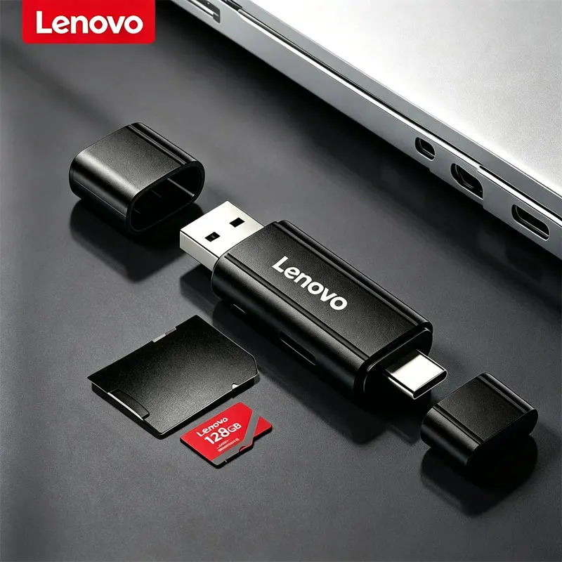 Lenovo 4 in 1 USB 3.0 & Type C Card Reader Adapter for SD Card Micro SD TF Card - Multifunctional for PC Laptop Smartphone
Lenovo 4 in 1 USB 3.0 & Type C Card Reader Adapter for SD Card Micro SD TF Card - Multifunctional for PC Laptop Smartphone