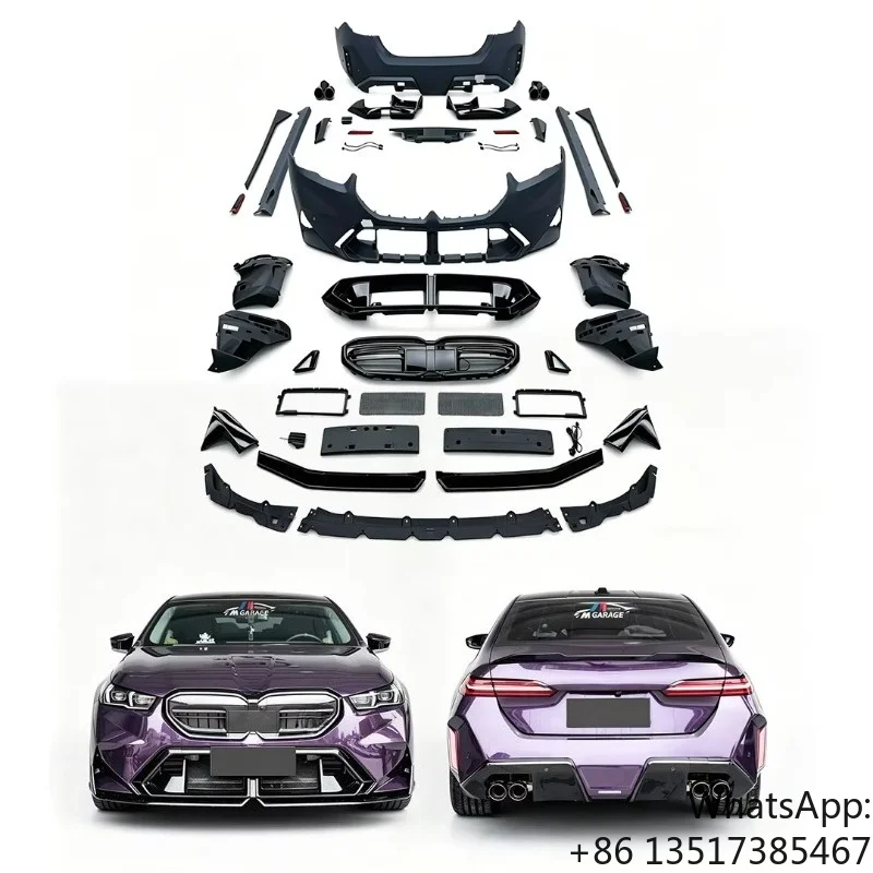 New M5 Style Body Kit for G60 G68 2024+ Facelift Upgrade with Exhaust Bumpers PP Material Screw-On Universal Fitment
New M5 Style Body Kit for G60 G68 2024+ Facelift Upgrade with Exhaust Bumpers PP Material Screw-On Universal Fitment