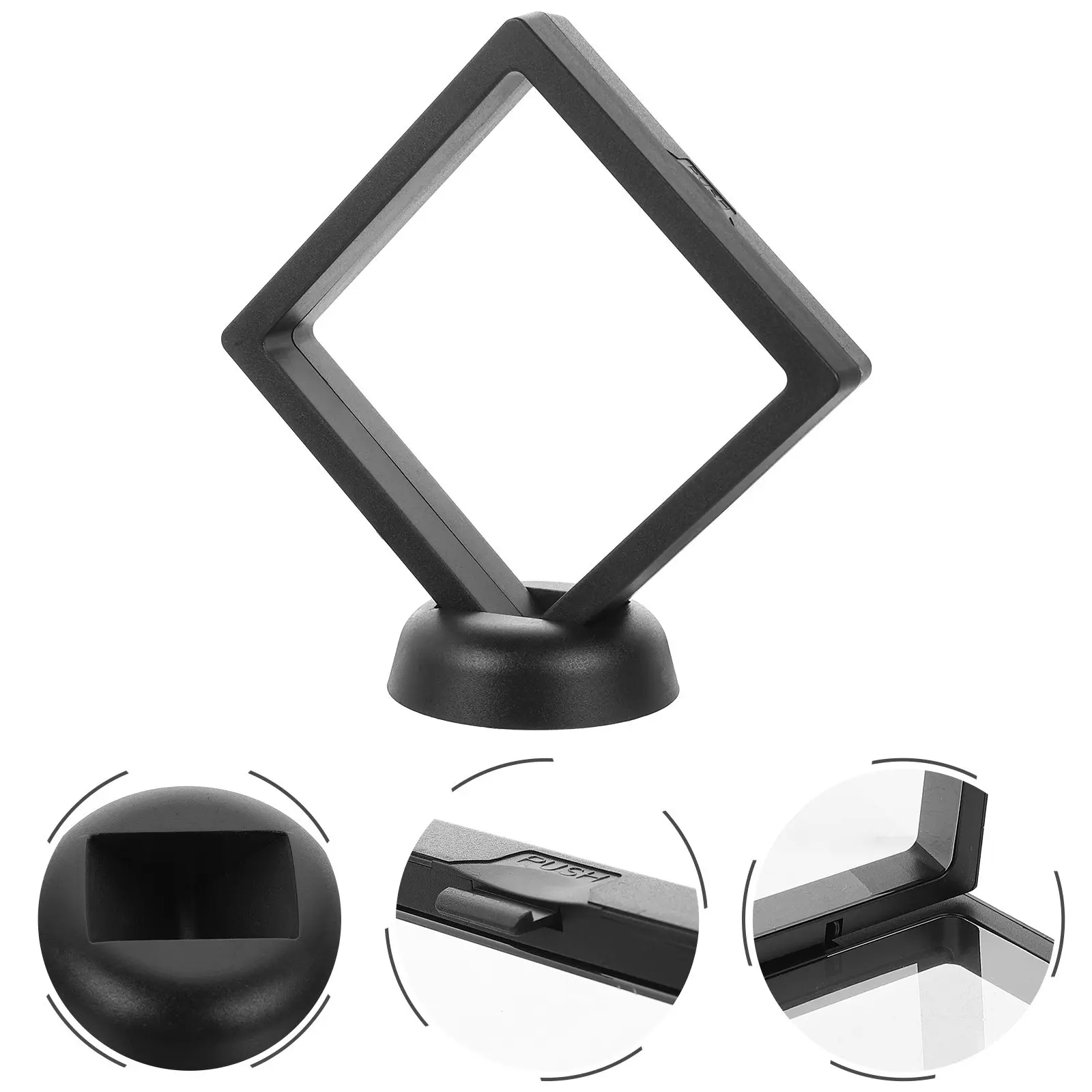 5Pcs Jewelry Display Case Clear Floating Suspension Frame Coin Holder Display Stand for Collectibles Coin Holder
5Pcs Jewelry Display Case Clear Floating Suspension Frame Coin Holder Display Stand for Collectibles Coin Holder