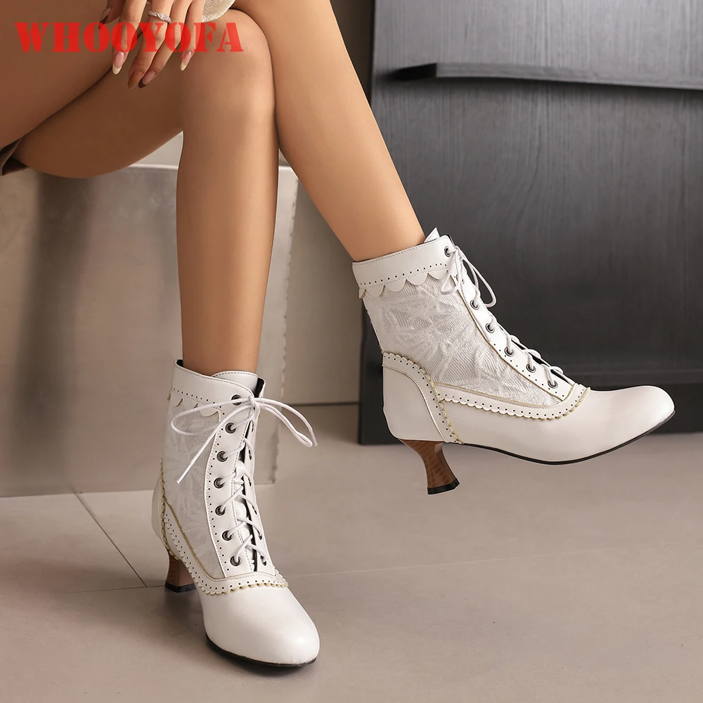 2024 New Winter Mature White Red Women Ankle Boots Hot 5cm Lace up High Heels Lady Party Shoes Plus Big Size 43 45 50
2024 New Winter Mature White Red Women Ankle Boots Hot 5cm Lace up High Heels Lady Party Shoes Plus Big Size 43 45 50