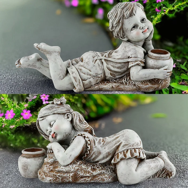 A26I-Kid With Solar Lights Garden Decoration Outdoor Statue Resin Jar Flowerbed Yard Sculpture Decor
A26I-Kid With Solar Lights Garden Decoration Outdoor Statue Resin Jar Flowerbed Yard Sculpture Decor