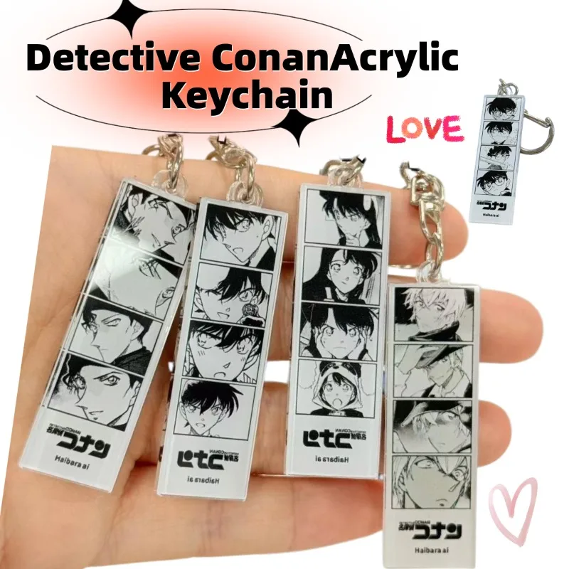 Detective Conan Original Art Four-Grid Acrylic Keychain, Cute Cartoon Kaito Kid Anime Pendant, High-Value Car & Bag Charm
Detective Conan Original Art Four-Grid Acrylic Keychain, Cute Cartoon Kaito Kid Anime Pendant, High-Value Car & Bag Charm