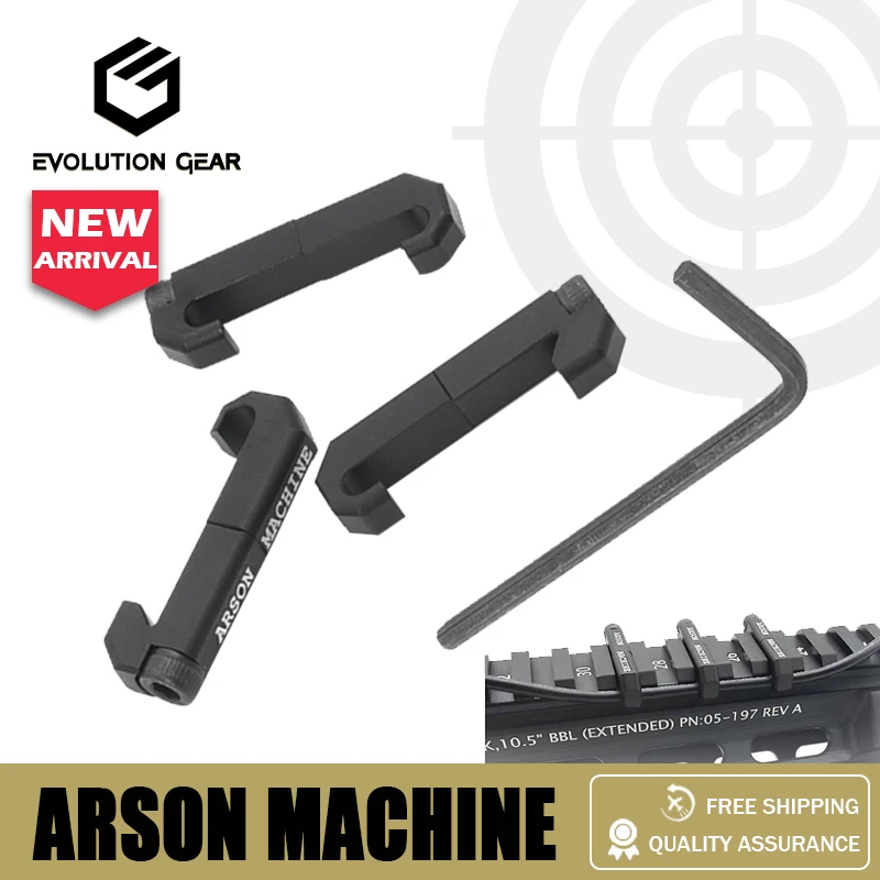 Arson Machine Cable Management MLOK WireGuide System 3PCS For M300 M600 Series PEQ DBAL-A2 Flashlight Accessories Picatiny Rail
Arson Machine Cable Management MLOK WireGuide System 3PCS For M300 M600 Series PEQ DBAL-A2 Flashlight Accessories Picatiny Rail