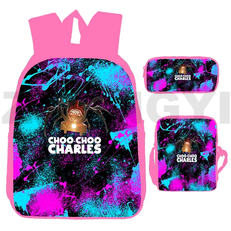 Fashion Girls School Bag 3 In 1 Funny Game Choo-Choo Charles 3D Print Backpacks for Women Korean Style Daily Travel Business Bag
Fashion Girls School Bag 3 In 1 Funny Game Choo-Choo Charles 3D Print Backpacks for Women Korean Style Daily Travel Business Bag