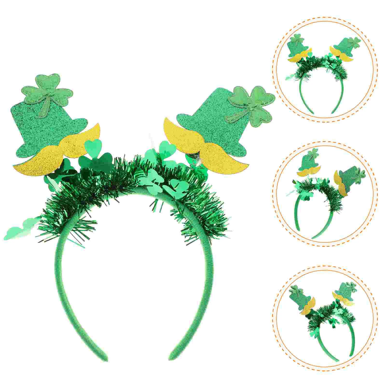 Beard Headband Irish Attire St Patricks Day Hair Accessories Shamrock for Women Headpiece Plastic Decor
Beard Headband Irish Attire St Patricks Day Hair Accessories Shamrock for Women Headpiece Plastic Decor