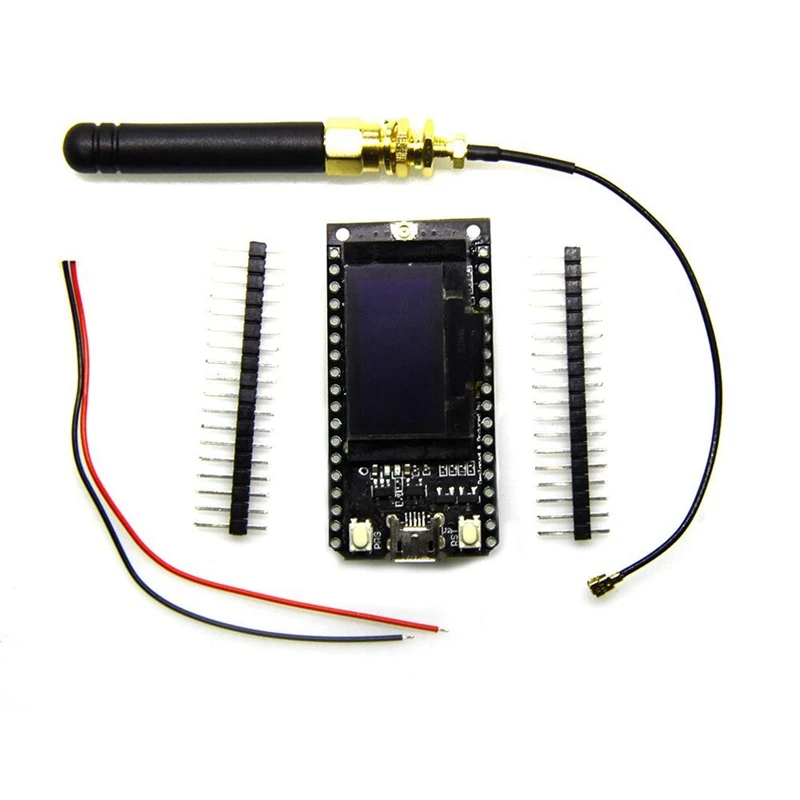 BAAY 3X Bluetooth Wifi ESP-32 Development Board Module Lora32 Lora 868Mhz ESP32 Lora Oled 0.96 Inch Blue Display With Antenna
BAAY 3X Bluetooth Wifi ESP-32 Development Board Module Lora32 Lora 868Mhz ESP32 Lora Oled 0.96 Inch Blue Display With Antenna