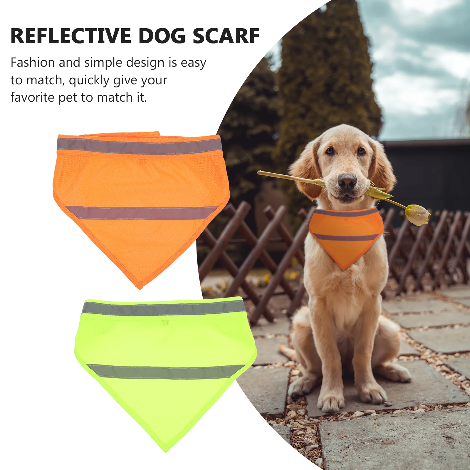 2 Pcs Pet Triangle Towel Fluorescent Color Dog Safety Bib High Visibility Bandana Collar Polyester Scarf Accessory
2 Pcs Pet Triangle Towel Fluorescent Color Dog Safety Bib High Visibility Bandana Collar Polyester Scarf Accessory
