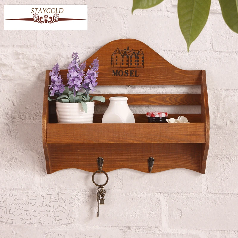 Staygold Zakka Wall Storage Finishing Rack With Coat Hooks Woody kitchen storage key holder Home Decoration Accessories
Staygold Zakka Wall Storage Finishing Rack With Coat Hooks Woody kitchen storage key holder Home Decoration Accessories