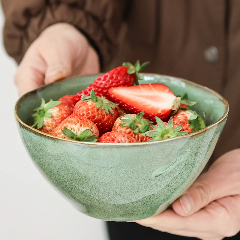 Lazy Style Green Ceramic Bowl Home Use Dinnerware Set of 2 And Affordable round Shape Dishwasher Safe for All Occasions
Lazy Style Green Ceramic Bowl Home Use Dinnerware Set of 2 And Affordable round Shape Dishwasher Safe for All Occasions